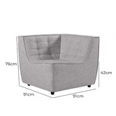 By Designs Miles Corner Lounge Chair