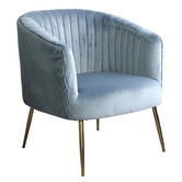 By Designs Karina Velvet Accent Chair