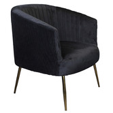 By Designs Karina Velvet Accent Chair