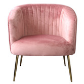 By Designs Karina Velvet Accent Chair