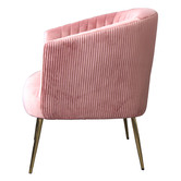 By Designs Karina Velvet Accent Chair