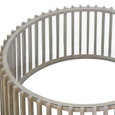 By Designs Meshia Slatted Oak Wood Coffee Table