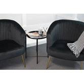 By Designs Karina Velvet Accent Chair