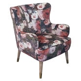 By Designs Flora Velvet Accent Chair
