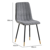 By Designs Margot Velvet Dining Chairs