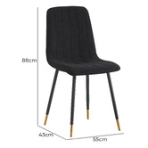 By Designs Margot Velvet Dining Chairs