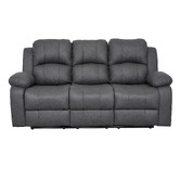 By Designs Rivoire 3 Seater Manual Recliner Sofa