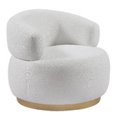 By Designs Tuscan Boucle Swivel Armchair