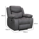 By Designs Perlman Electric Recliner Armchair