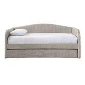 By Designs Esther Velvet Single Daybed with Trundle