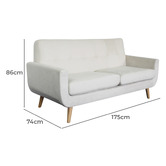 By Designs Clara 3 Seater Sofa