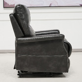By Designs Caleb Faux Leather Electric Recliner Chair