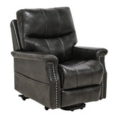 By Designs Caleb Faux Leather Electric Recliner Chair