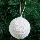By Designs Set of 6 Sugar Bead Baubles
