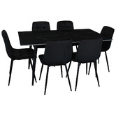 By Designs 6 Seater Caleb Dining Table &amp; Chair Set