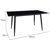 By Designs 150cm Caleb Dining Table
