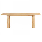 By Designs 6 Seater Houlton Oak Wood Dining Table &amp; Chair Set