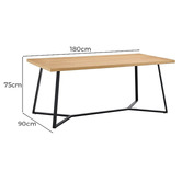 By Designs 6 Seater Belfast Dining Table &amp; Chair Set