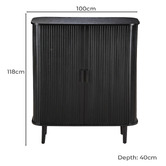 By Designs Danville 2 Door Ash Wood Sideboard Buffet