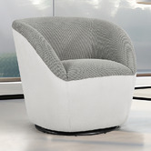 By Designs Baris Upholstered Swivel Chair