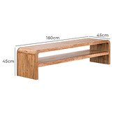 By Designs Mandolin Mango Wood Entertainment Unit