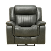 By Designs Powell Faux Leather Electric Recliner Chair