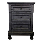 By Designs Amadis Mindi Wood Bedside Table