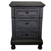 By Designs Amadis Mindi Wood Bedside Table