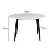 By Designs Marfis Sintered Stone Dining Table