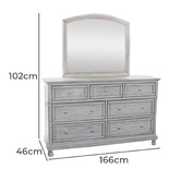 By Designs Amadis Mindi Wood Drawer Chest