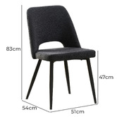 By Designs Alisa Upholstered Dining Chairs