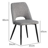 By Designs Alisa Upholstered Dining Chairs