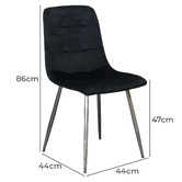 By Designs Morris Velvet Dining Chairs