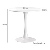 By Designs Millan Steel Dining Table