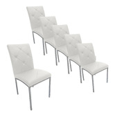 By Designs Lucio Faux Leather Dining Chairs