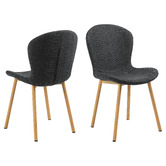 By Designs Houlton Timber-Look Dining Chairs