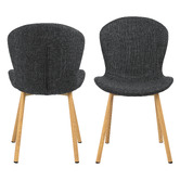 By Designs Houlton Timber-Look Dining Chairs