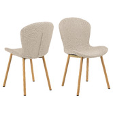 By Designs Houlton Timber-Look Dining Chairs