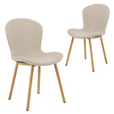 By Designs Houlton Timber-Look Dining Chairs