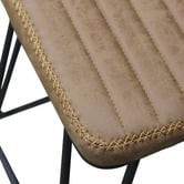 By Designs 63cm Aliya Faux Leather Bar Stool