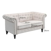 By Designs Cornelia Chesterfield 2 Seater Sofa