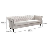 By Designs Cornelia Chesterfield 3 Seater Sofa