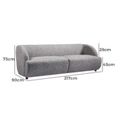 By Designs Christiane 3 Seater Boucle Sofa