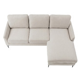 By Designs Bryn 3 Seater Upholstered Sofa with Reversible Chaise