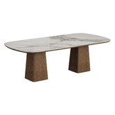 By Designs Marcia Ash Wood Dining Table