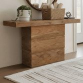 By Designs Stuart Acacia Wood Console Table