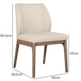 By Designs Sandra Leather Dining Chair