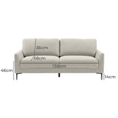 By Designs Bryn 2 Seater Upholstered Sofa