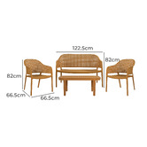 By Designs 4 Seater Judy Outdoor Lounge Set