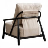 By Designs Moiren Liberty Rubberwood Accent Chair